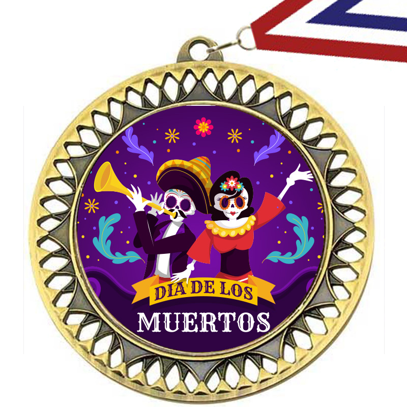 Medaille Dia de Los Muertos - Van Zanden Sportprijzen