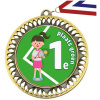 Medaille Tennis Groen 1e plaats Meisje