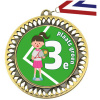 Medaille Tennis Groen 3e plaats Meisje