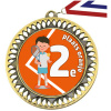 Medaille Tennis Oranje 2e plaats Jongen