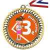 Medaille Tennis Oranje 3e plaats Meisje
