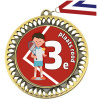 Medaille Tennis Rood 3e plaats jongen