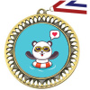 Medaille Zwemmen Panda