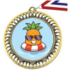 Medaille Zwemmen Ananas